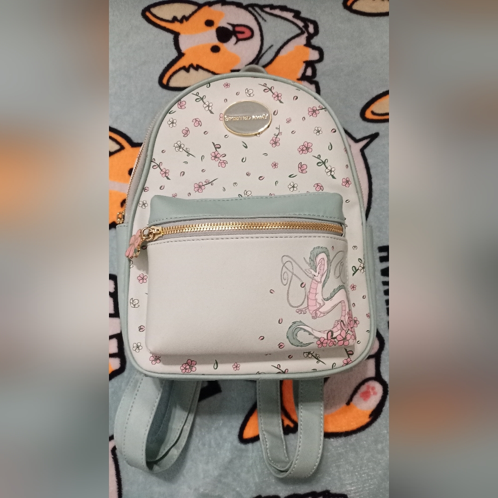 Haku Sakura Loungefly Spirited Away and Necklace bundle.